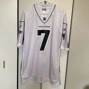 RARE! Reebok Michael Vick #7 Atlanta Falcons Alternate White on White Jersey